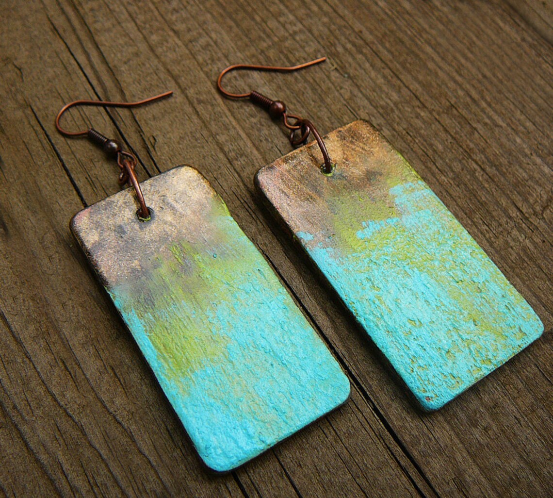 Mixed Media and Polymer Clay Earrings Etsy UK