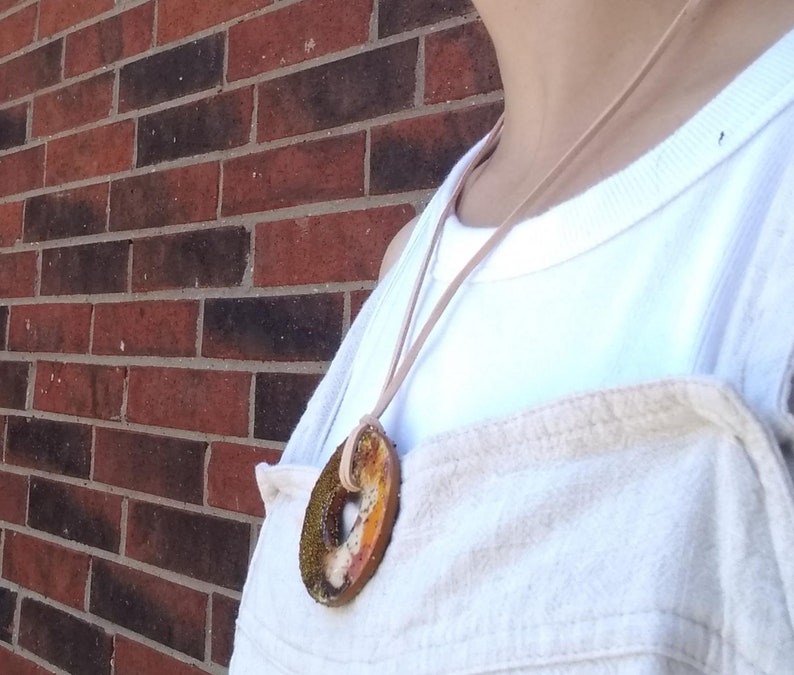 Polymer Clay and Mixed Media Pendant Etsy