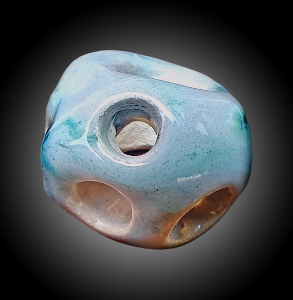 One-of-a-kind ceramic ring