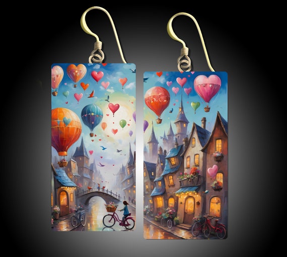 Fairytale art earrings