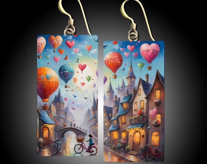 Fairytale art earrings