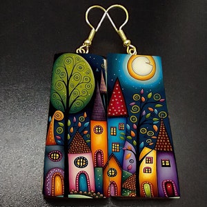 LIMITED SERIES Fairy tales polymer clay earrings