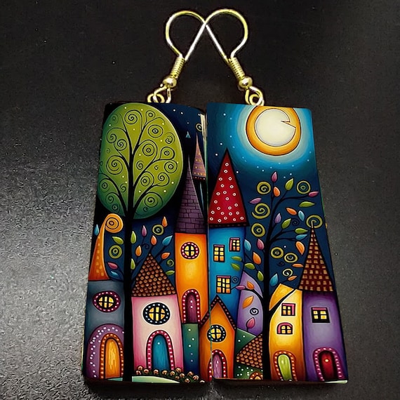 LIMITED SERIES Fairy tales polymer clay earrings