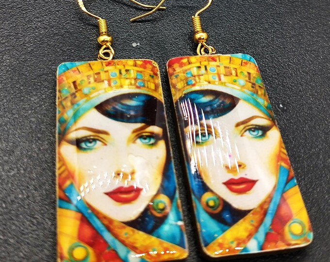 Ready to ship OOAK art earrings