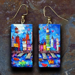 LIMITED SERIES Fairy tales polymer clay earrings
