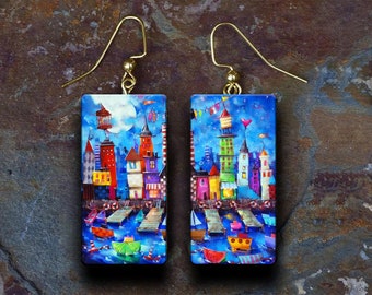 LIMITED SERIES Fairy tales polymer clay earrings