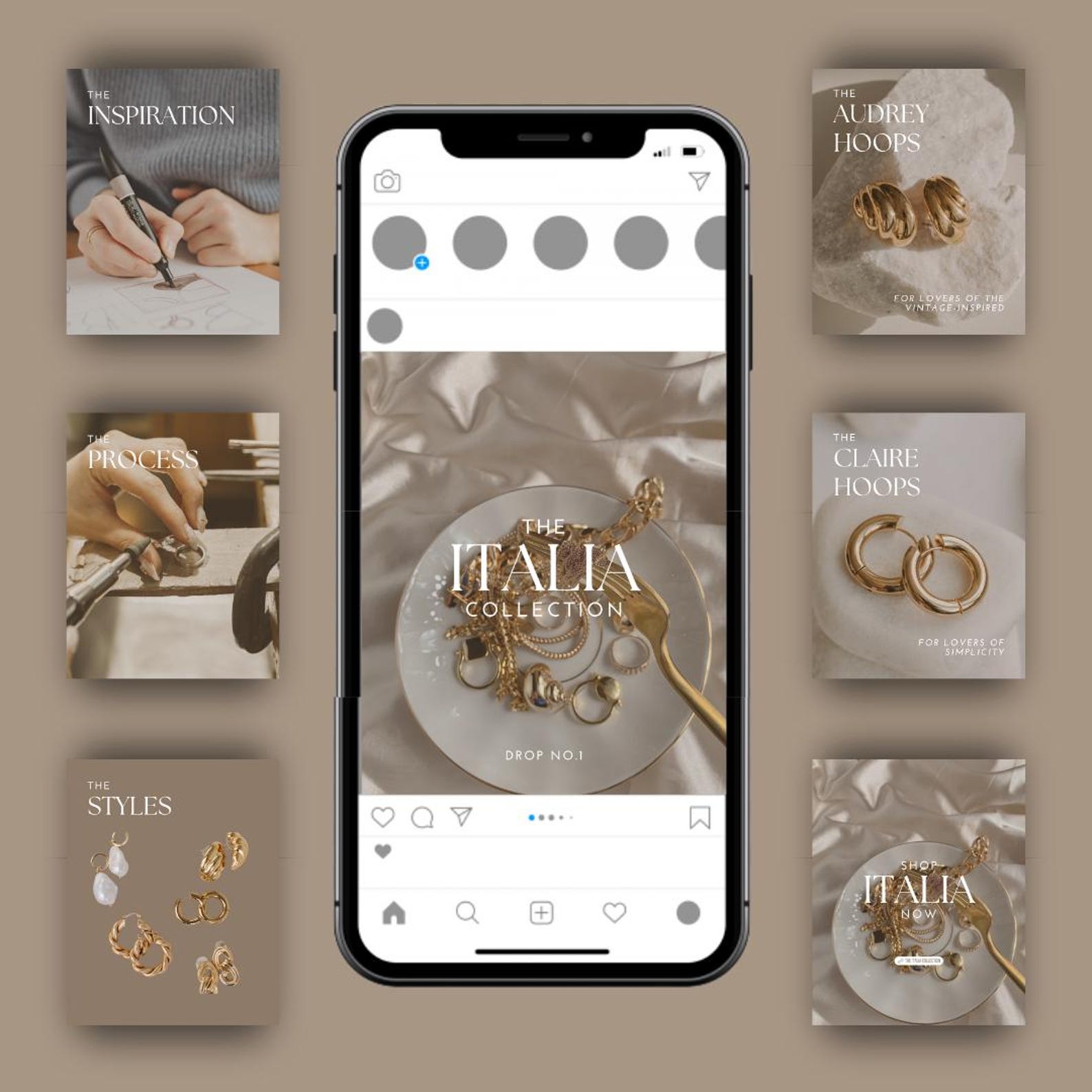 7 Editable Canva Instagram Carousel Post Templates for New Collection ...