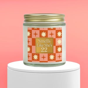 Funny Candle, Birthday Gift, Candle Label Template, Cute Candle, Personalized Candle, Custom Candle, Spa Gift Box, Candle, 22nd Birthday