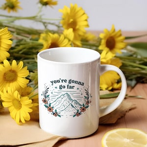 Kaffeetasse, Kaffeetasse, Boho, Abschlussgeschenk, Kaffee-Liebhaber-Geschenk, Geschenke für sie, motivierende Zitate, süße Tasse