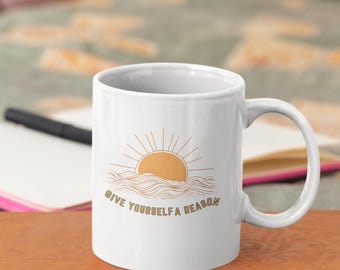 Coffee Mug, Coffee Cup, Boho, Graduation Gift, Coffee Lovers Gift, Gifts for Her, Motivational Quotes, Cute Mug