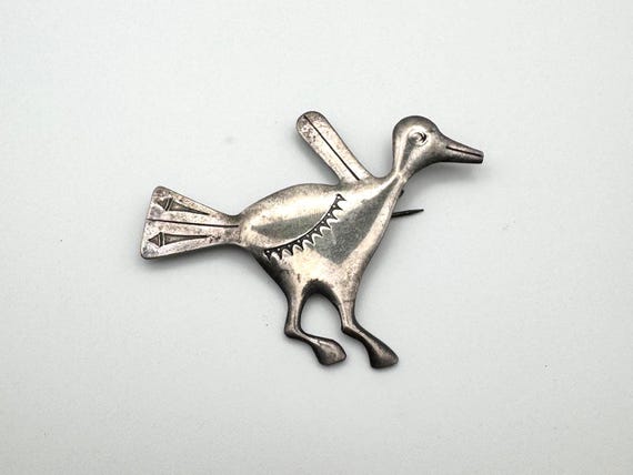 Vintage Sterling Silver Bird Brooch – Bell Trading Post 1950s