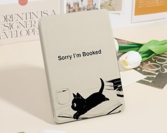 Custom BookLover Pattern KIndle Case For PaperWhite 12th/11th/10th,Kindle 12th,Kindle 11th,Kindle Colorsoft Case,Kindle Case With/No Strap