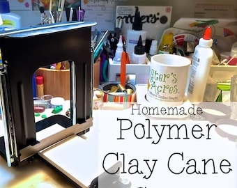 Polymer Clay DIY Cane Slicer for Easy Cutting of Millefiori Canes by Katie Oskin of KatersAcres