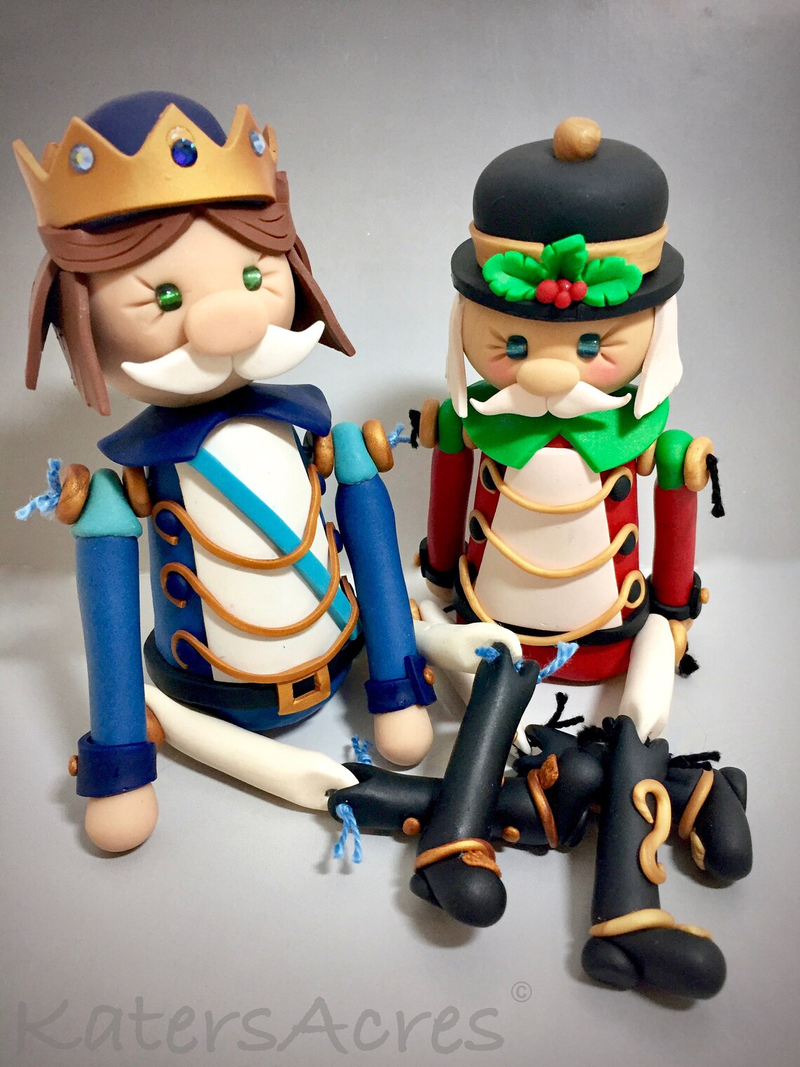 Polymer Clay NUTCRACKER Articulated Doll Tutorial by Katie Etsy
