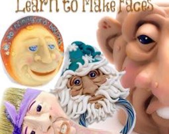 Polymer Clay FACES BUNDLE PACK Tutorials by Katie Oskin of KatersAcres