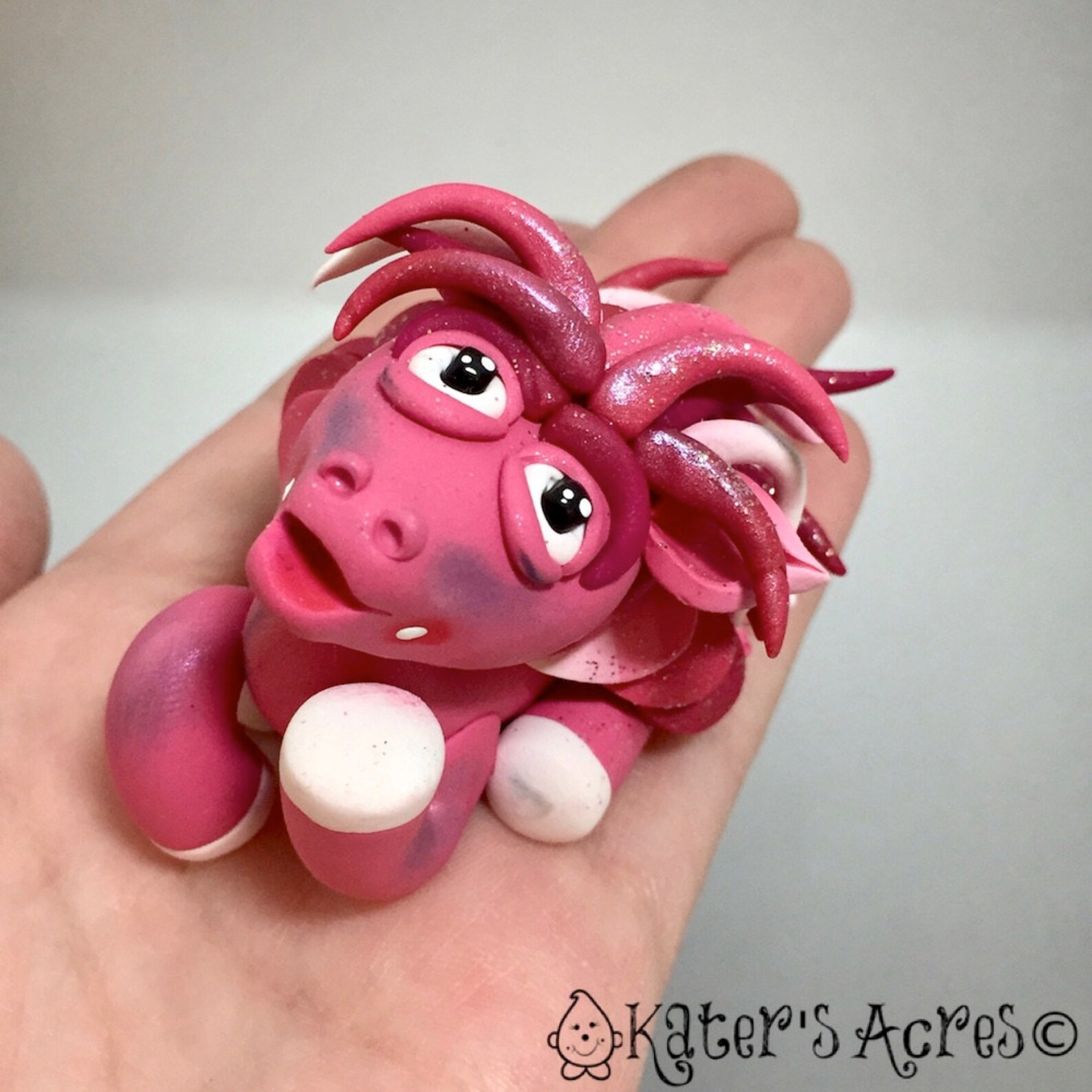 Polymer Clay PEGASUS Figurine Etsy