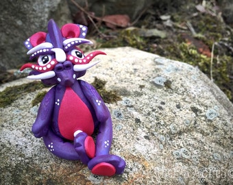 Polymer Clay Dragon 'BARI' - Limited Edition Handmade Collectible