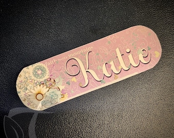 FAITH Can Move MOUNTAINS - Christian Themed Feeding Tube Pump Sticker for Infinity Pump - Customizable with Your Name - Made to Order