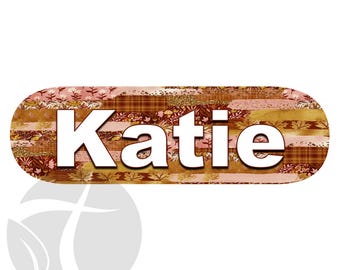 AUTUMN BLUSH - Feeding Tube Pump Sticker for Infinity Pump - Choose from 5 Designs - Made to Order Customizable with Your Name