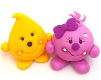 Parker & Lolly - Polymer Clay Figurine Set of Characters