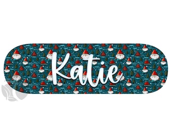 CHRISTMAS GNOMES - Feeding Tube Pump Sticker for Infinity Pump - Choose from 4 Designs - Made to Order - Customizable with Your Name