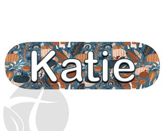PUMPKIN SPICE COFFEE - Feeding Tube Pump Sticker for Infinity Pump - Choose from 5 Designs - Made to Order Customizable with Your Name