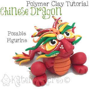 Polymer Clay CHINESE DRAGON Tutorial - Also for Fondant, Sugar Paste, & Other Sculpting Mediums