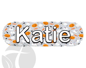 CUTE HALLOWEEN - Feeding Tube Pump Sticker for Infinity Pump - Choose from 5 Designs - Made to Order - Customizable with Your Name
