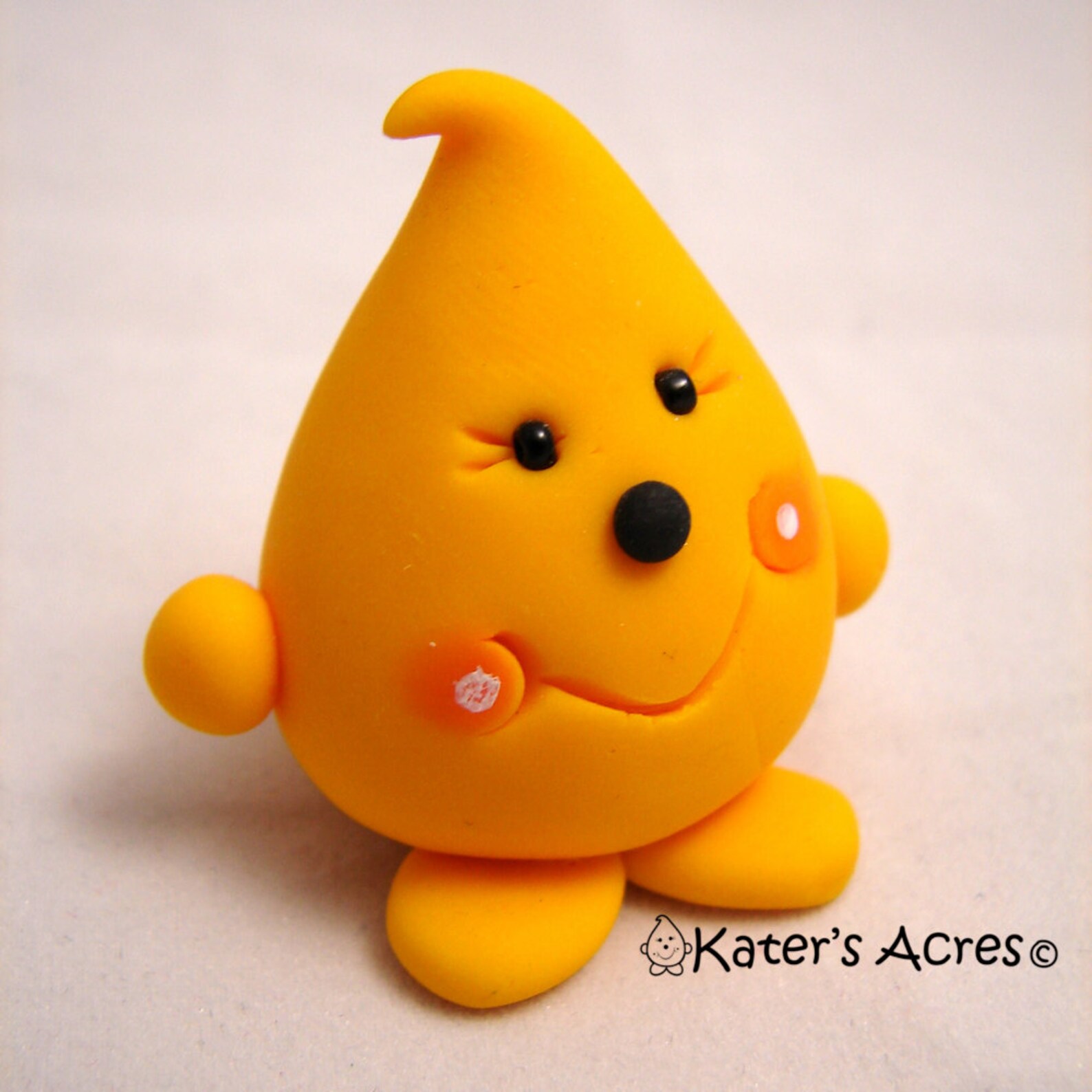 The Original PARKER Polymer Clay Miniature Figurine Whimsical Character
