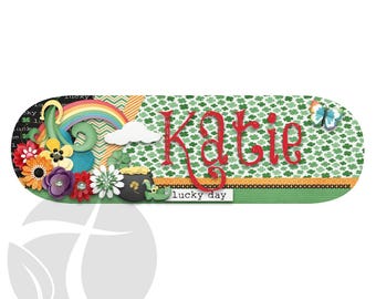 St PATRICK'S DAY - Holiday Feeding Tube Pump Sticker for Infinity Pump - Customizable with Your Name - Made to Order - 2 Designs!
