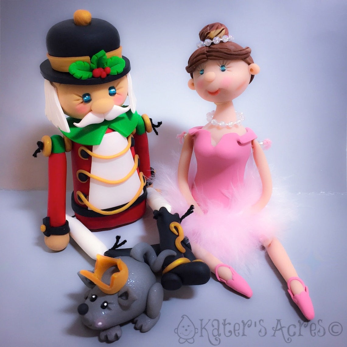 Polymer Clay NUTCRACKER Articulated Doll Tutorial by Katie Etsy