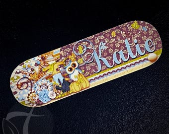 IT'S ALMOST FALL - Autumn Feeding Tube Pump Sticker for Infinity Pump - Customizable with Your Name - Made to Order