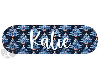CUTE CHRISTMAS VARIETY - Feeding Tube Pump Sticker for Infinity Pump - Choose from 9 Designs - Made to Order - Customizable with Your Name