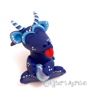 CHRISTMAS Polymer Clay Dragon GUMDROP Series Limited Edition Christmas Holiday Collectible image 2