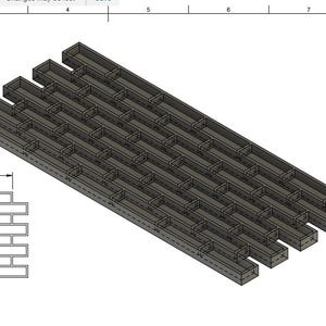Brick Wall Press – 3D Print Tool STL, dxf file only