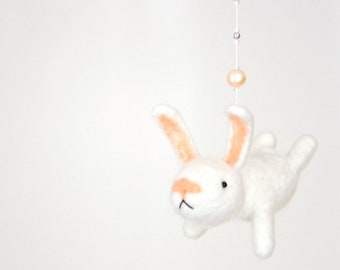 Baby mobile, nursery mobile, bunny mobile, baby crib mobile