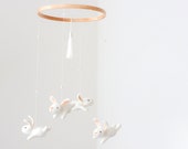 Baby mobile, custom baby room decor: calm nursery