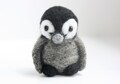 Felted baby penguin, Christmas gift product logo