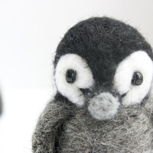 Felted baby penguin, Christmas gift image 3