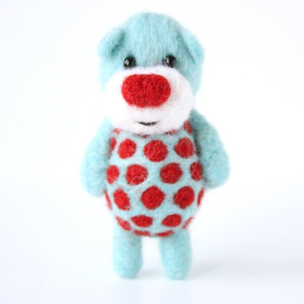 THE MOST AWESOME polka dotted pocket bear in the collection 23