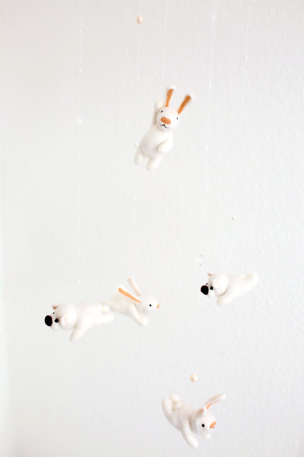 Feutre Animal Pépinière Mobile, Cot Jouet Bassinet