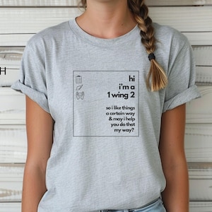 Funny Enneagram 1 Wing 2 Stereotypes T-Shirt, Enneagram Tee, Gildan 5000 Unisex Shirt, Enneagram Enthusiast Gift, Enneagram Top, Enneagram