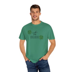 Camiseta Comfort Colors del Día de San Patricio: Divertida camiseta del orgullo irlandés