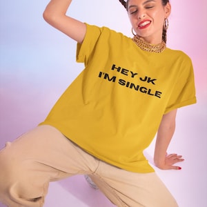 Hey JK Ich bin Single T-Shirt: Jungkook Konzert T-Shirt