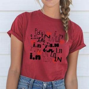 I.N Bella Canvas Tee, Kpopping, Giftful Stray Kids, Stray Kids Gifted, Gifted Stray Kids, Stray Kids, straykids i.n, stray kids shirt i.n