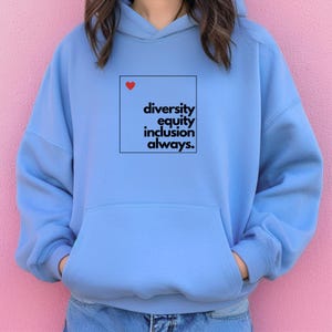DEI Equality Social Justice Hoodie - Gildan Unisex Heavy Blend™