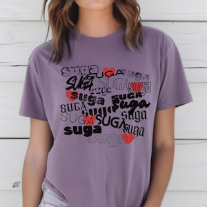 K-Pop Suga Bias BTS Tee, Unisex T-Shirt, Short Sleeve Shirt, Bella and Canvas, Adult Top, Kpopping, Kpop Togetherness, Bts Fangift