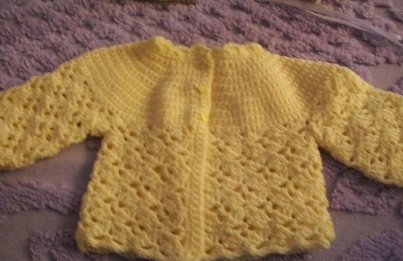 Yellow Baby Layette Etsy