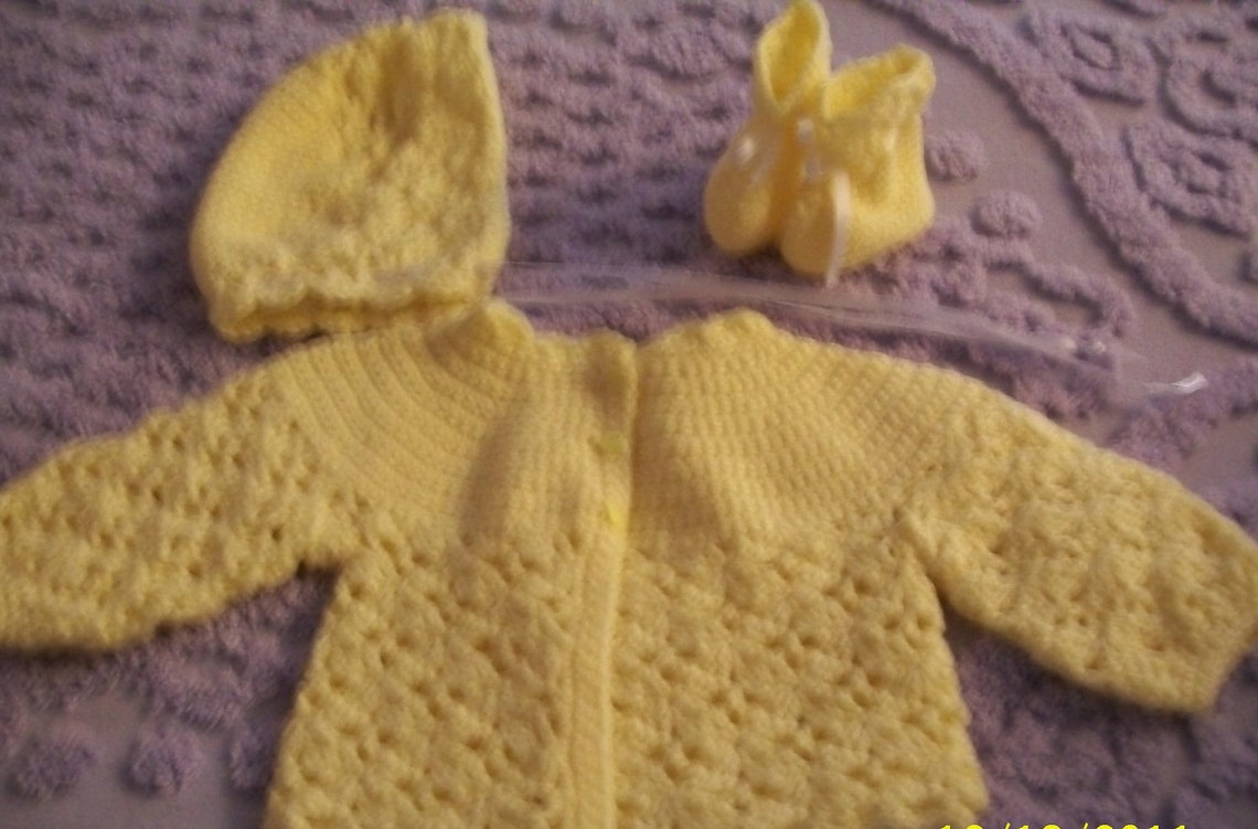 Yellow Baby Layette Etsy