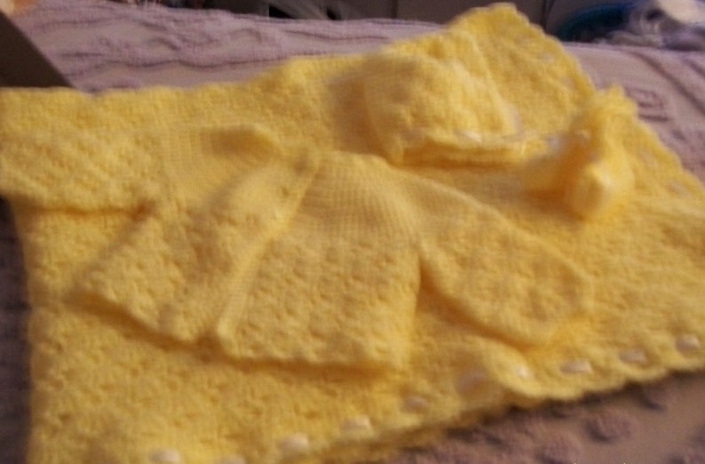 Yellow Baby Layette Etsy